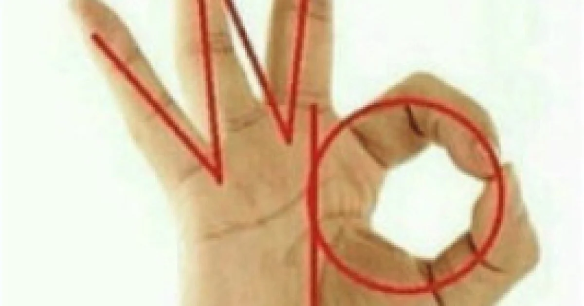 white power hand sign