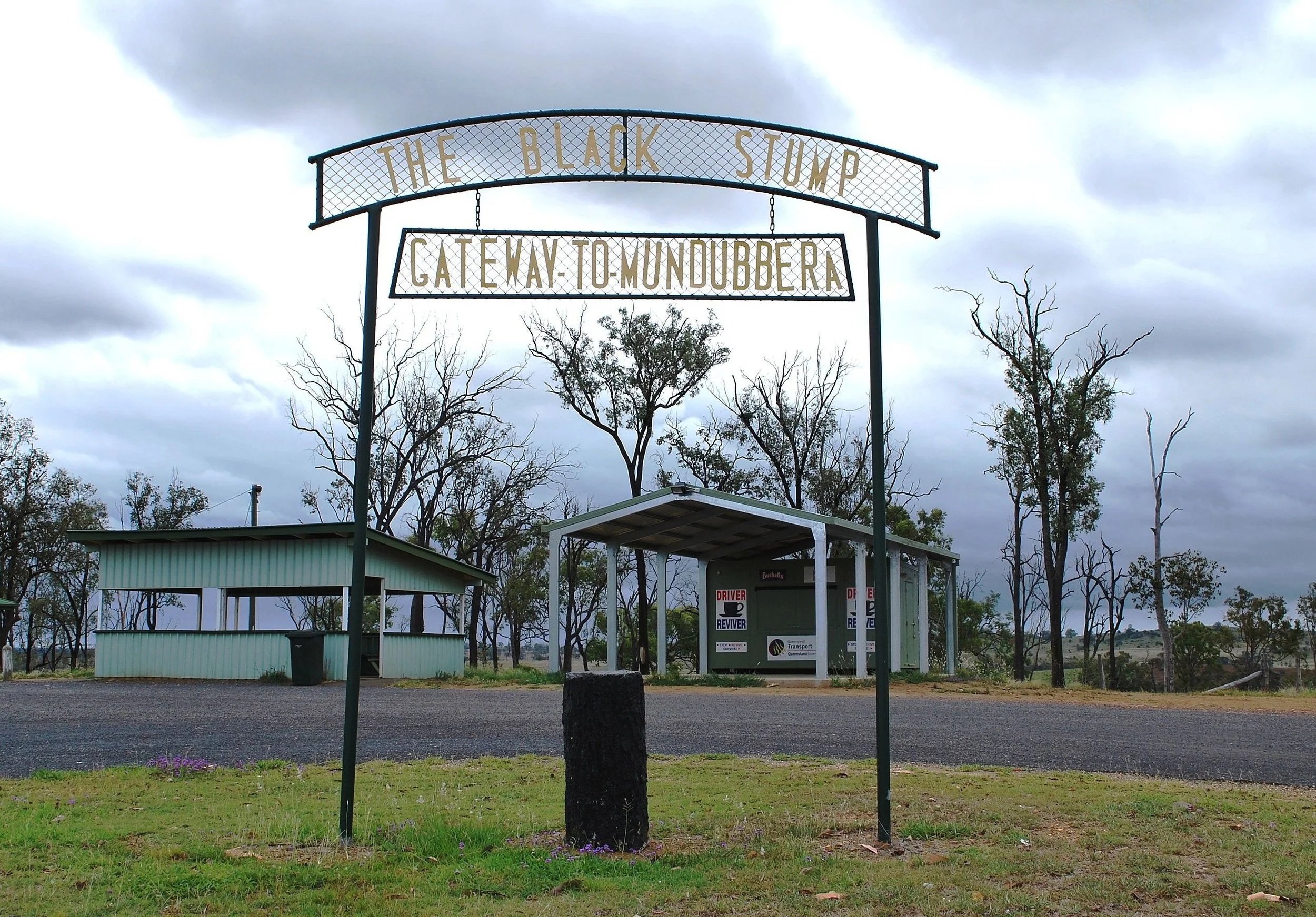 The Feel of a Word: black stump