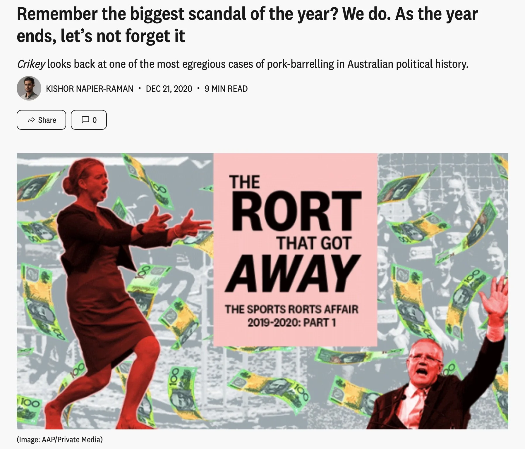 The Feel of a Word: rort