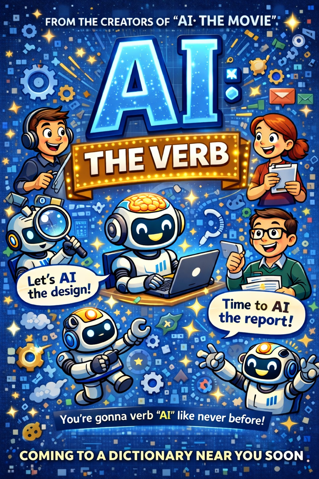 AI as a verb