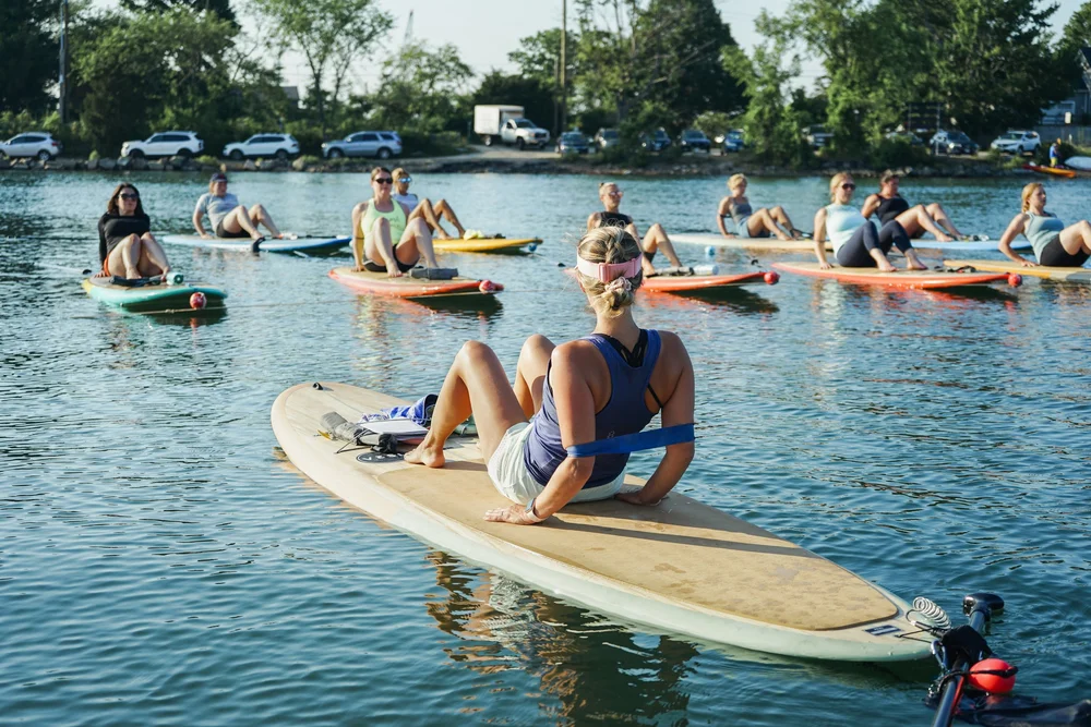 Pool Float Pilates Paddle Board Pilates — SEAVĀSANĀ