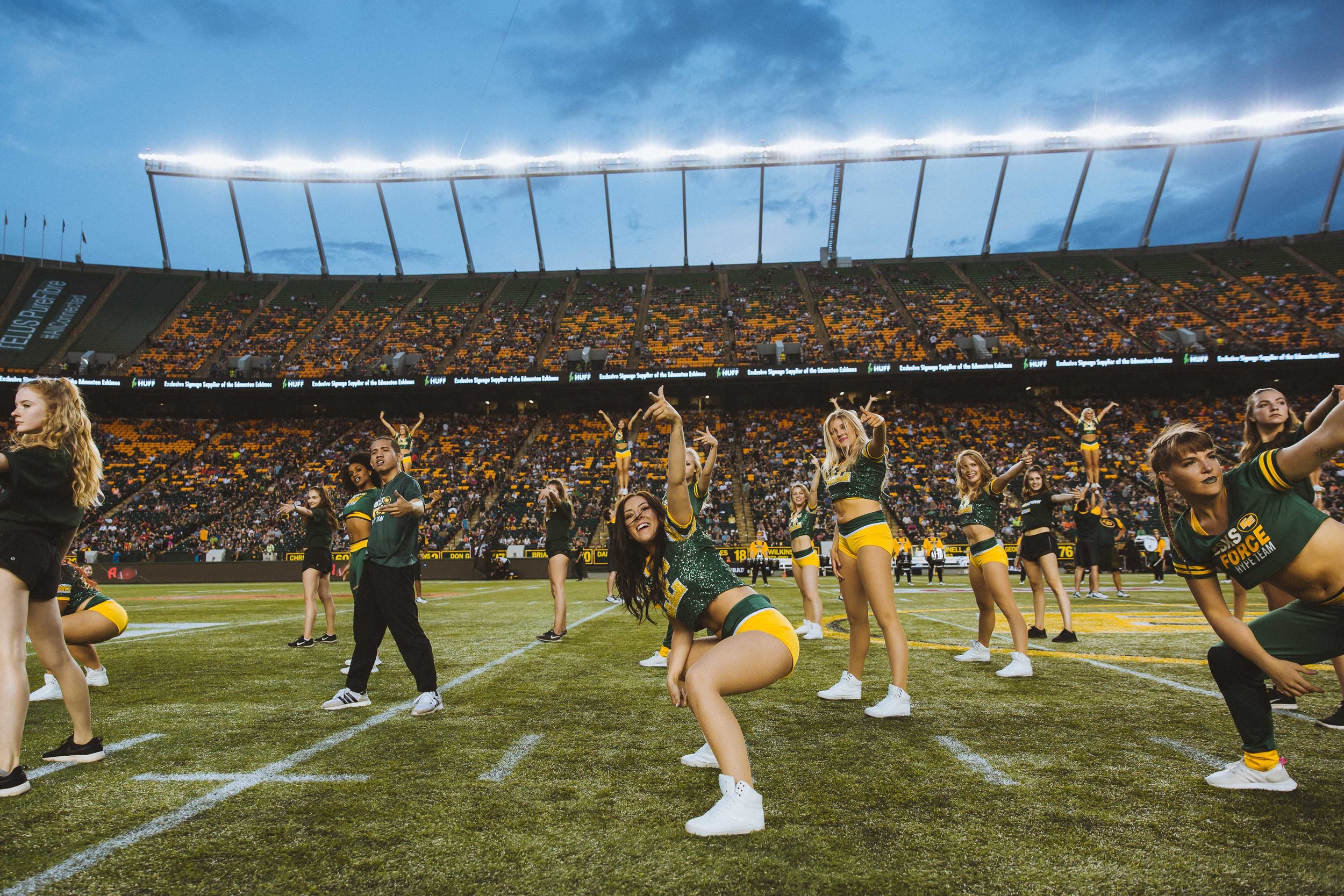 Edmonton Eskimos Cheer — GH PHOTOGRAPHY Edmonton Photographers