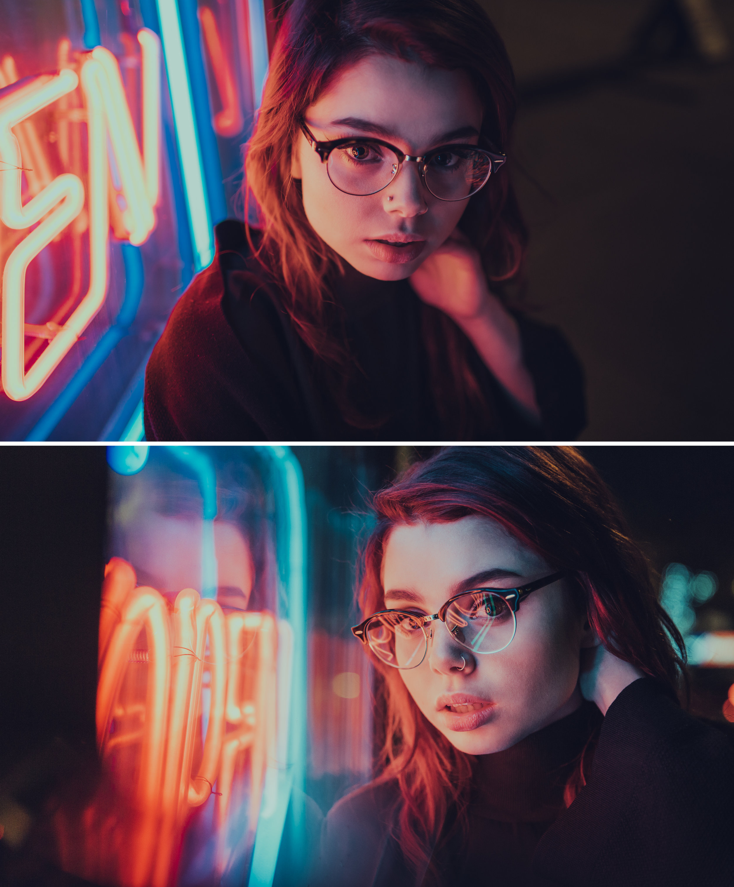 GH Photography Edmonton Model Neon Lights Concept Shoot 2.jpg