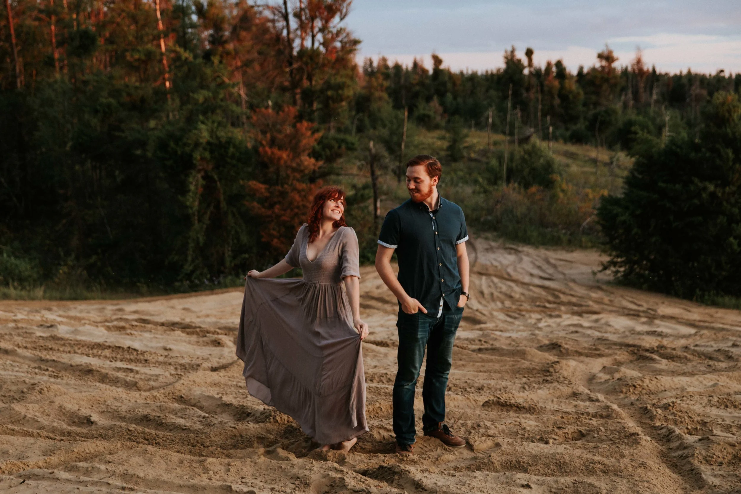 GH Photography Edmonton Desert and Sand Engagement Sunset Session-20.jpg