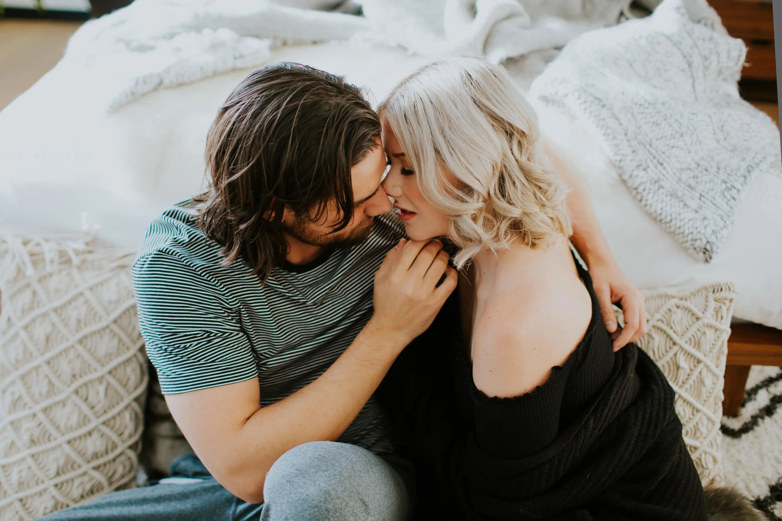 GH Photography In Home Engagement Session Bedroom Intimacy-3.jpg