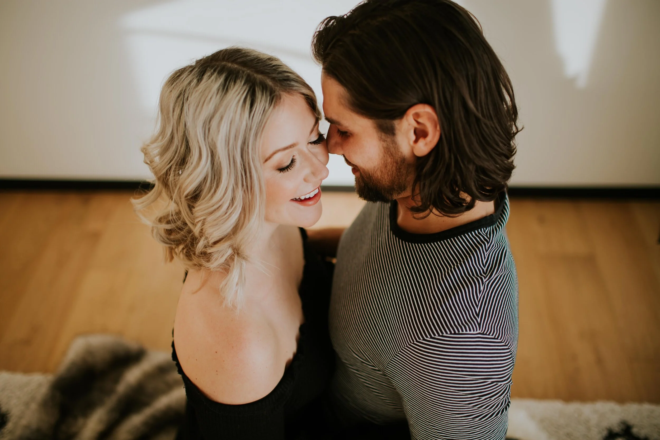 GH Photography In Home Engagement Session Bedroom Intimacy-5.jpg