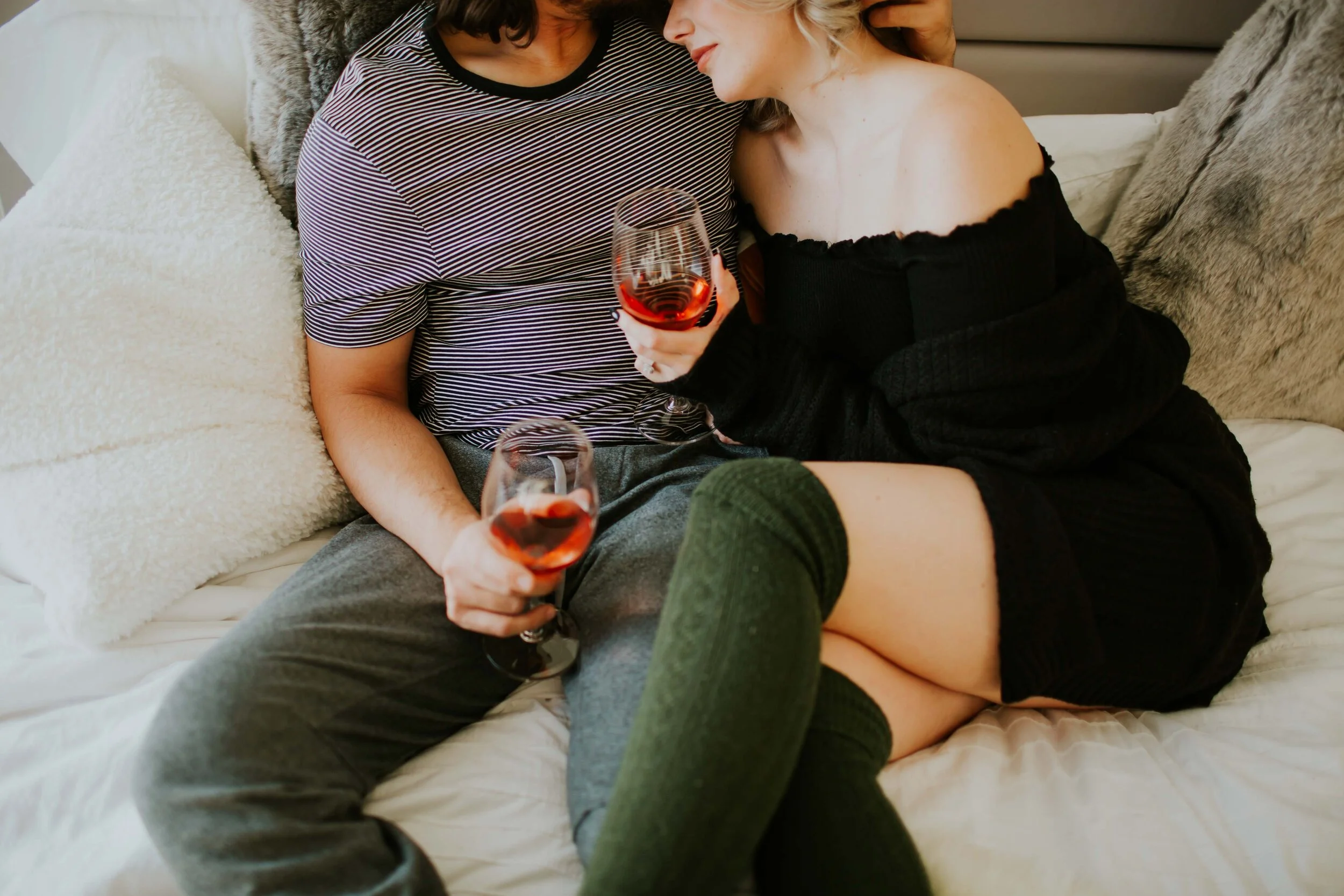 GH Photography In Home Engagement Session Bedroom Intimacy-9.jpg
