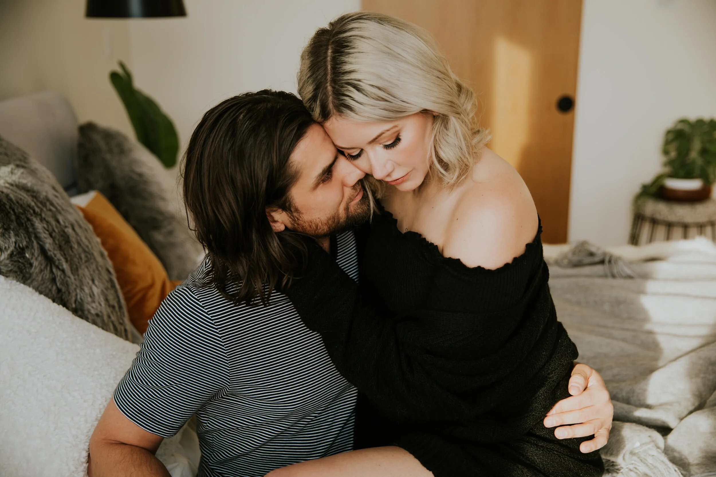 GH Photography In Home Engagement Session Bedroom Intimacy-20.jpg