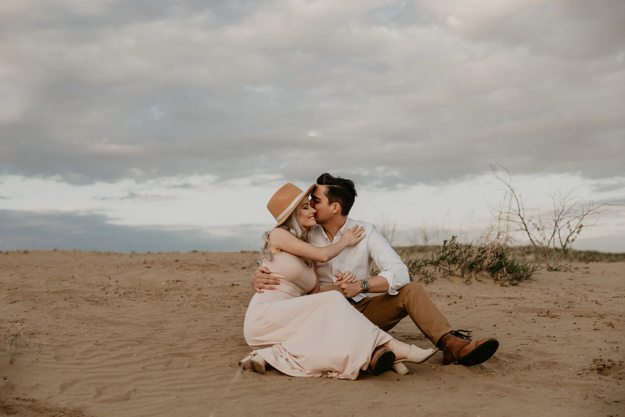 GH Photography Edmonton Engagement Session In Sand Dunes-34.jpg