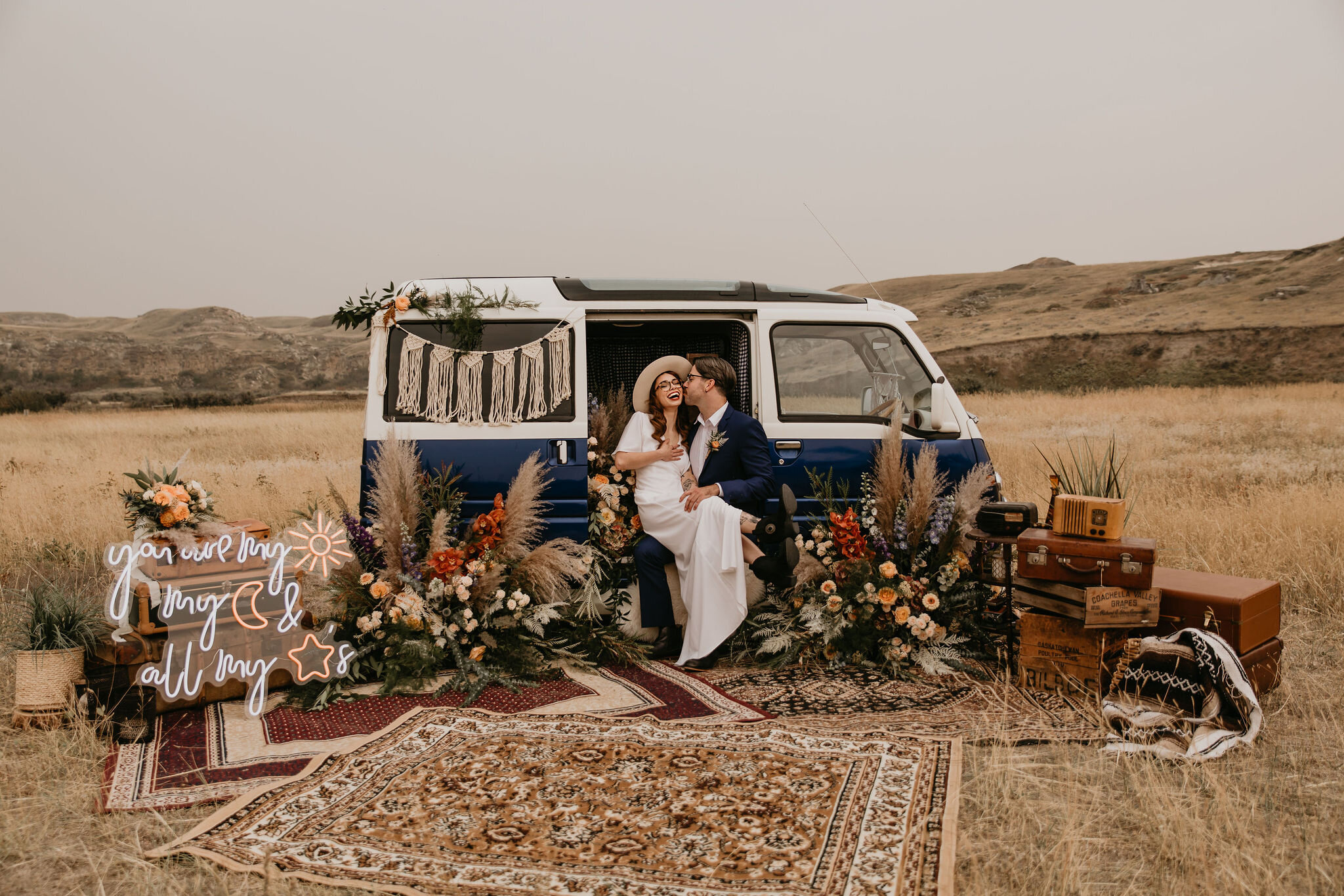 Writing on Stone Provincial Park - A Van Elopement