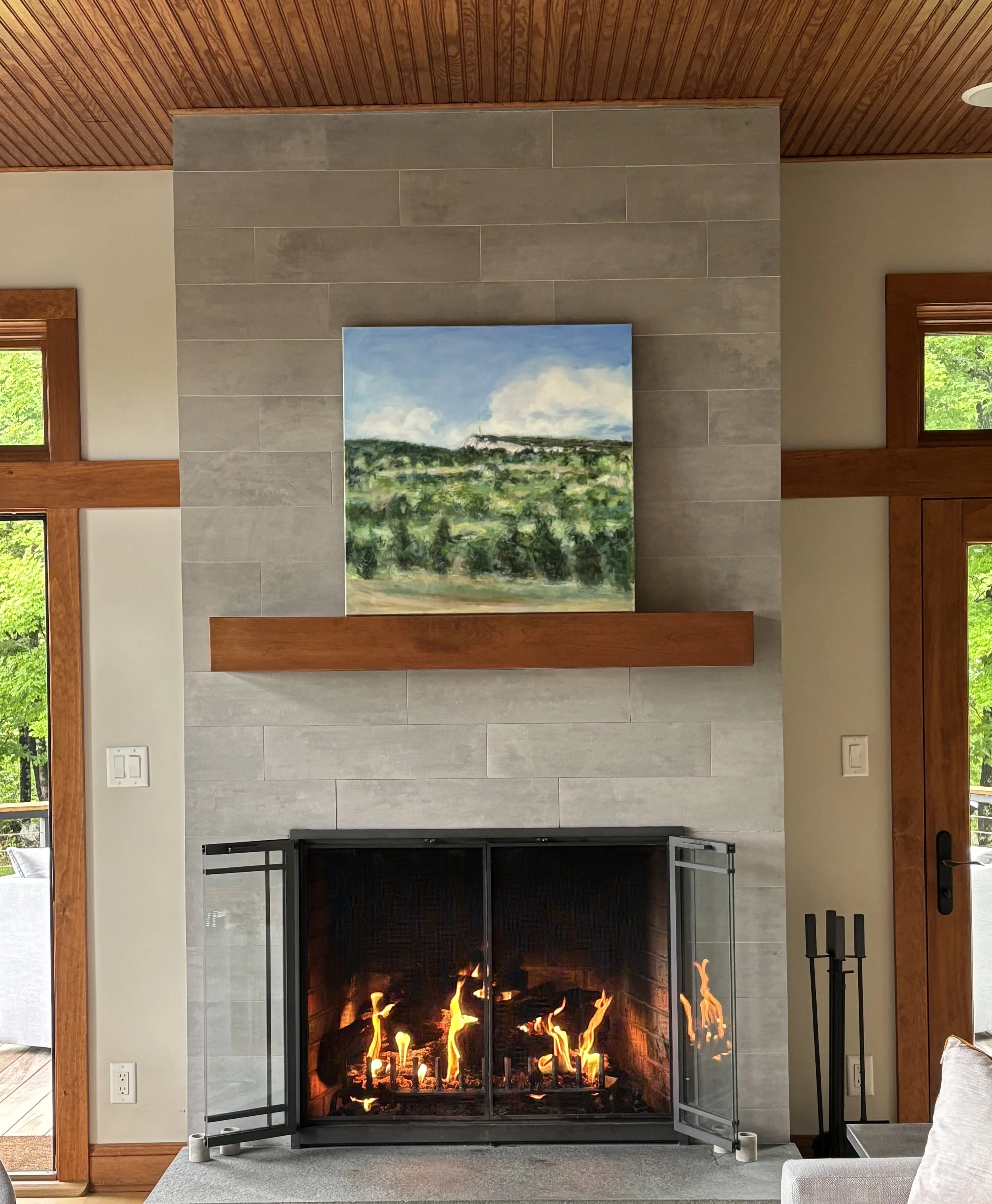 Recent commissioned painting in Hudson Valley