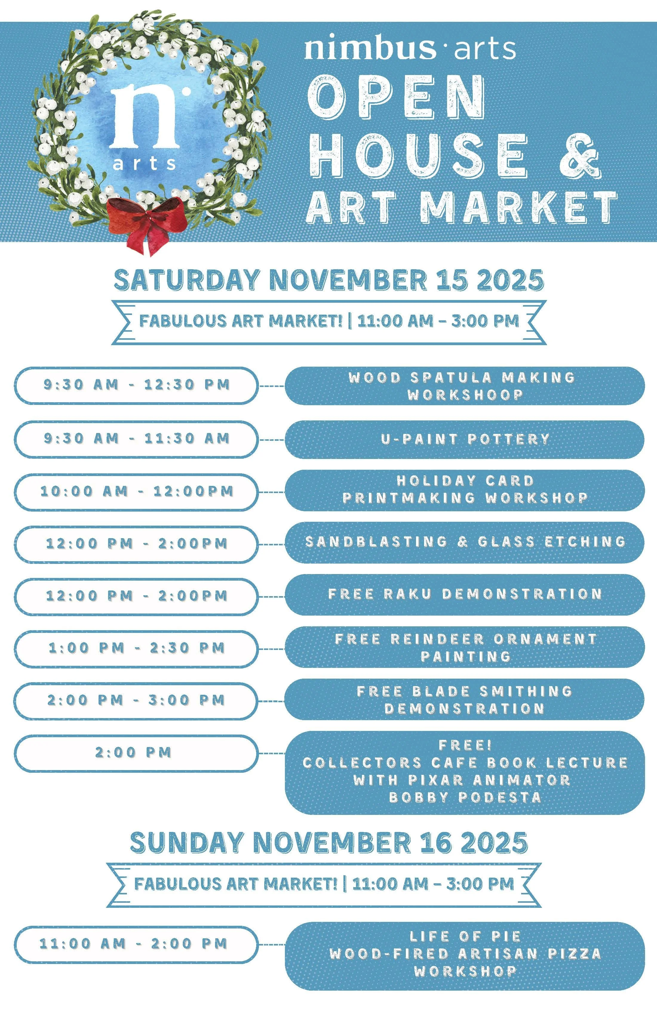 Nimbus Holiday Open House and Market