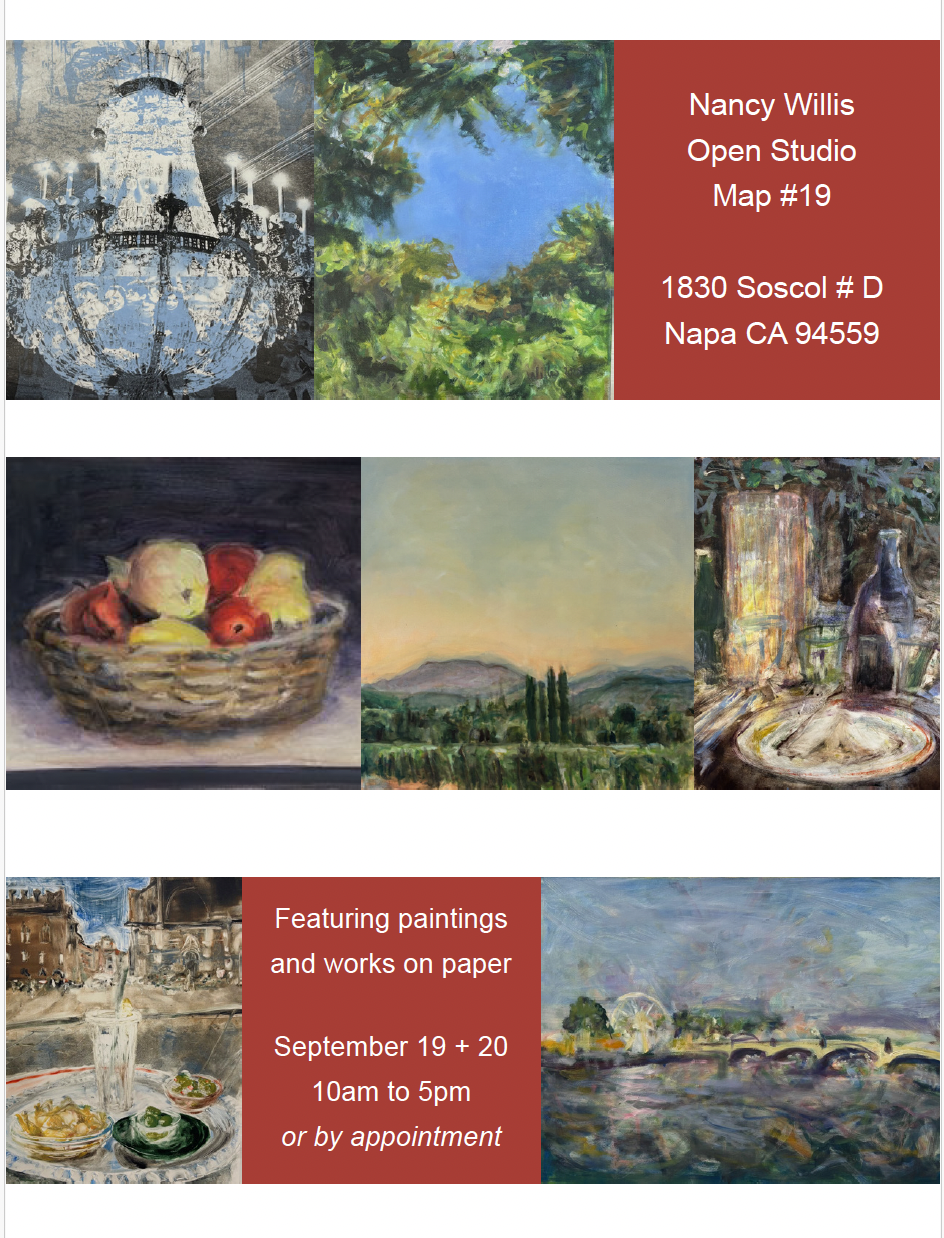 OPEN STUDIO ONE WEEKEND ONLY September 19th and 20th 10 am to 4 pm 