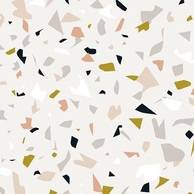 Is Terrazzo still trending? 🤔 Either way, we&rsquo;re still in love with the color and shape combo you get with it! We&rsquo;re dreaming up new ideas and this little design is bringing us life today 🥳
.
What&rsquo;s something or someone bringing yo