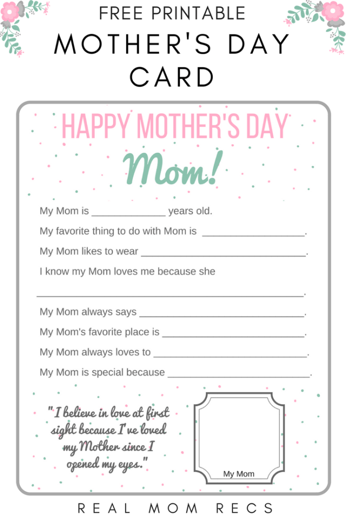 PHOTO: REAL MOM RECS