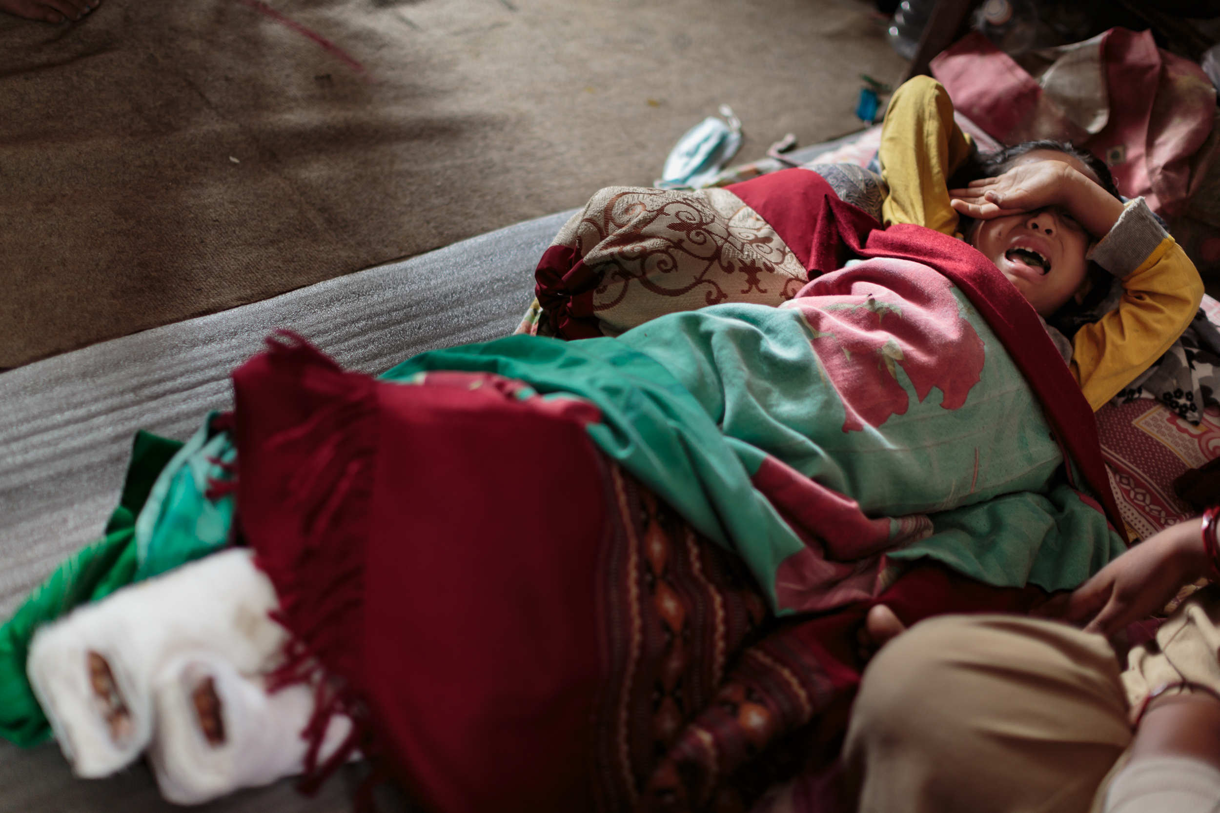 When Lubina awoke, the pain from her injuries made her cry out. Without medical attention, the risk of infection from her wounds was serious.