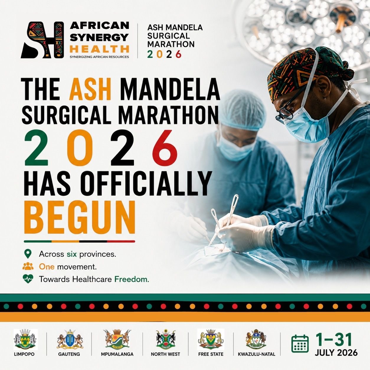 ASH Mandela Surgical Marathon 2026: A Month of Restoring Lives, Renewing Hope and Advancing Healthcare Freedom