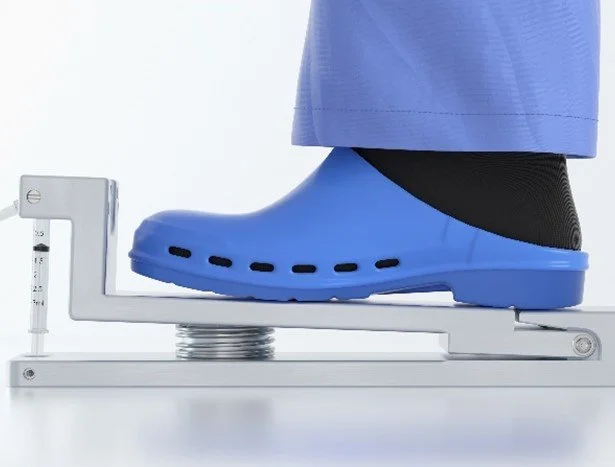 Peditrol – Foot-Controlled Irrigation