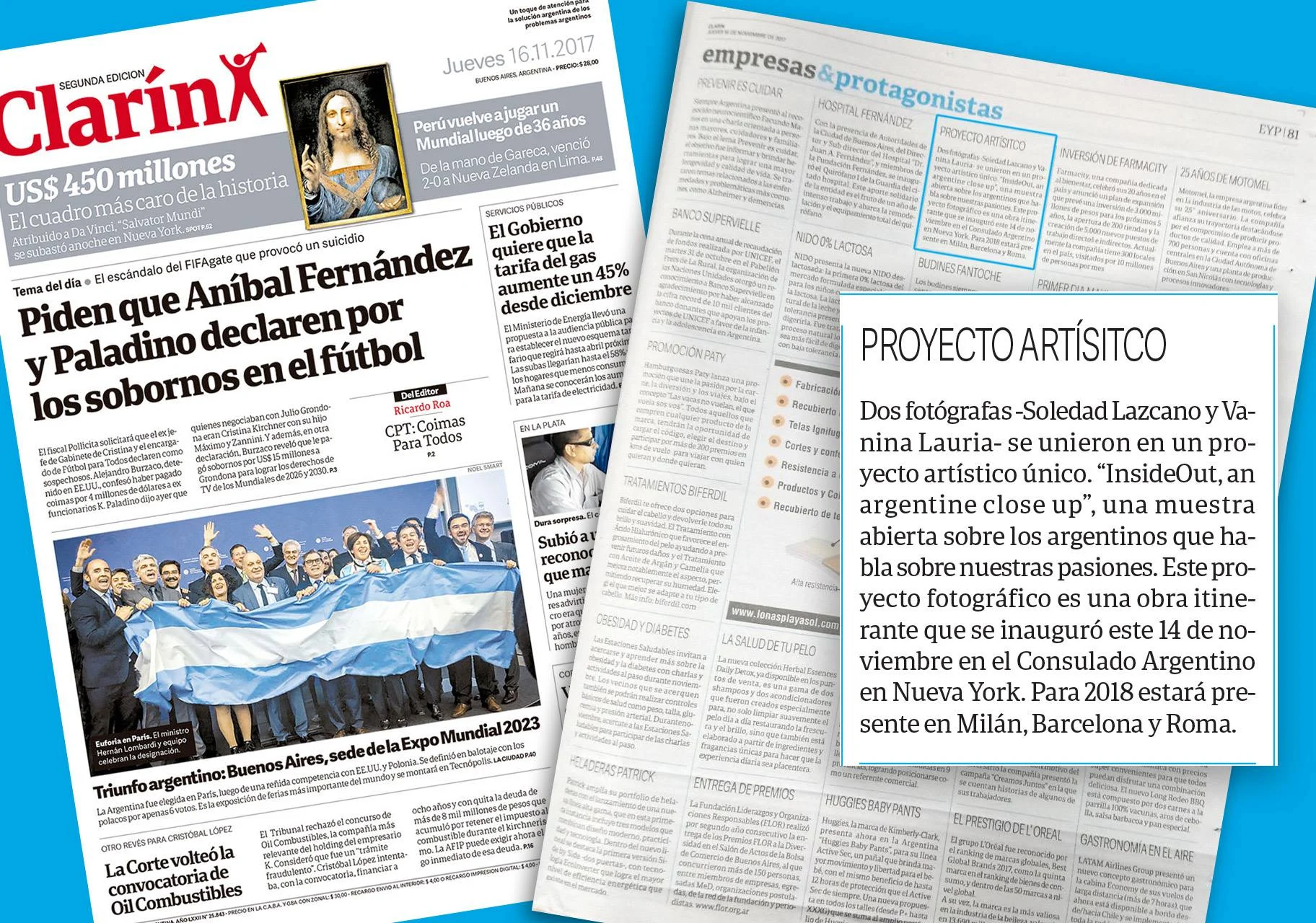 INSIDEOUT. Clarín, Nov2017