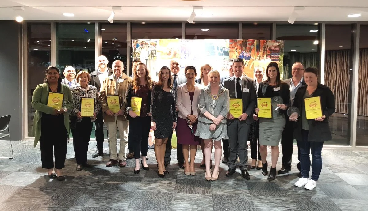 group shot of prize winners with mayor.jpg