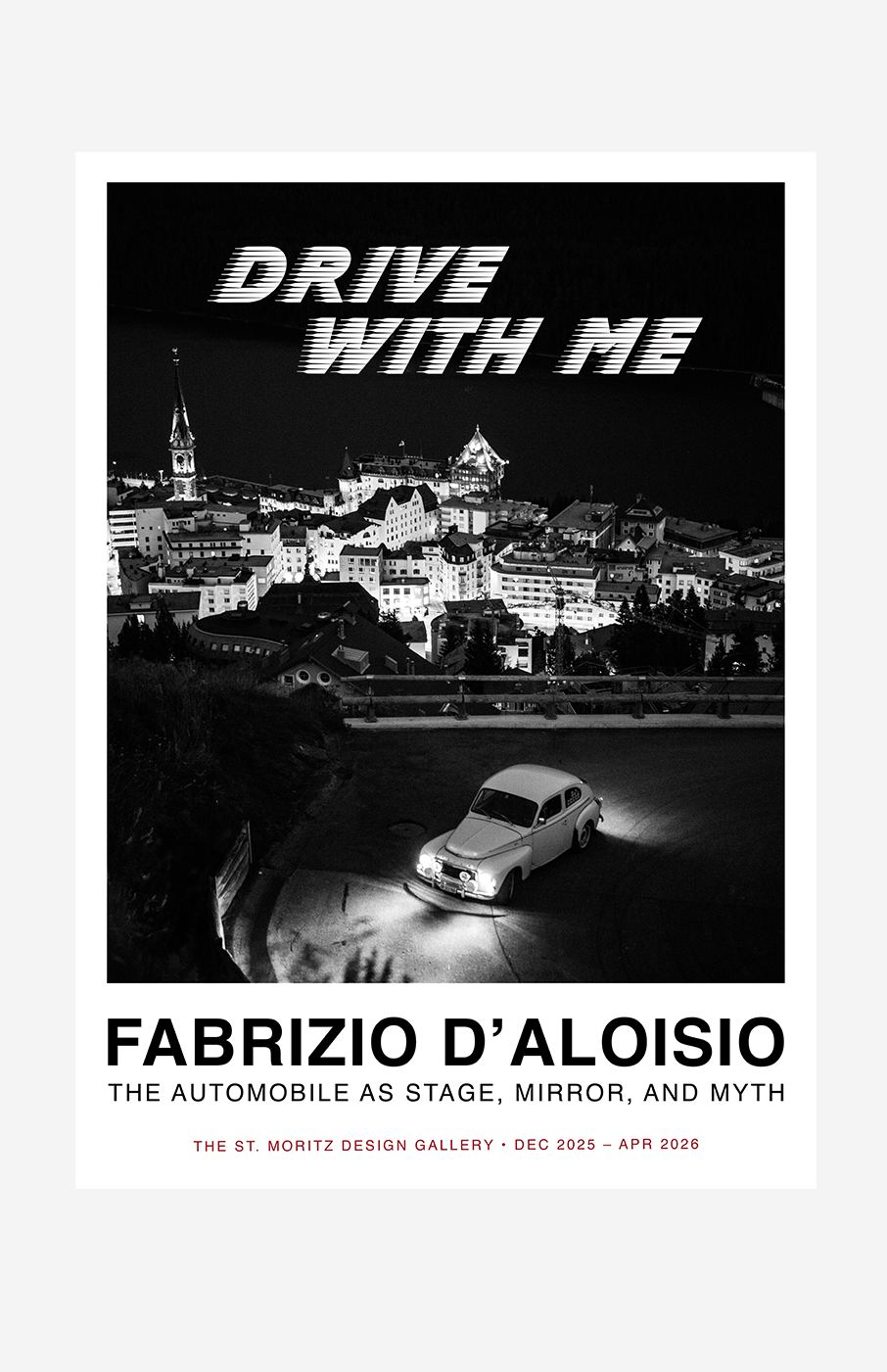 DRIVE WITH ME — Collector Poster