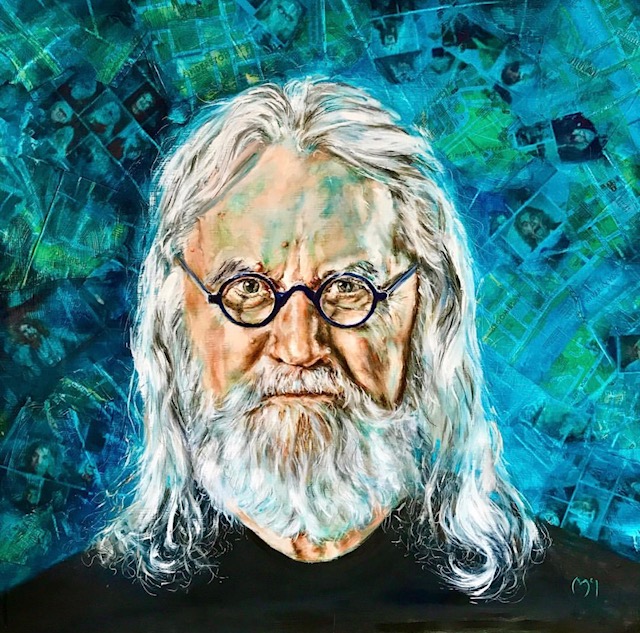 Sir Billy Connolly (oil painting) 69cm x 60 cm