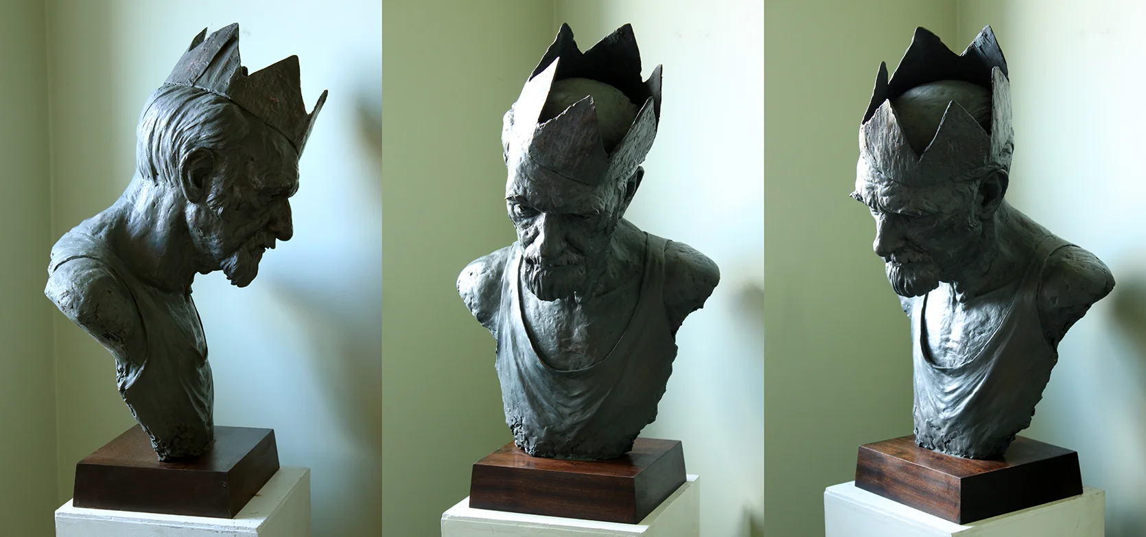 SPA 2017 Exhibition, King of Scotland, 75 x 45 x 40 cm, Bronze resin / acrylic, £3,500