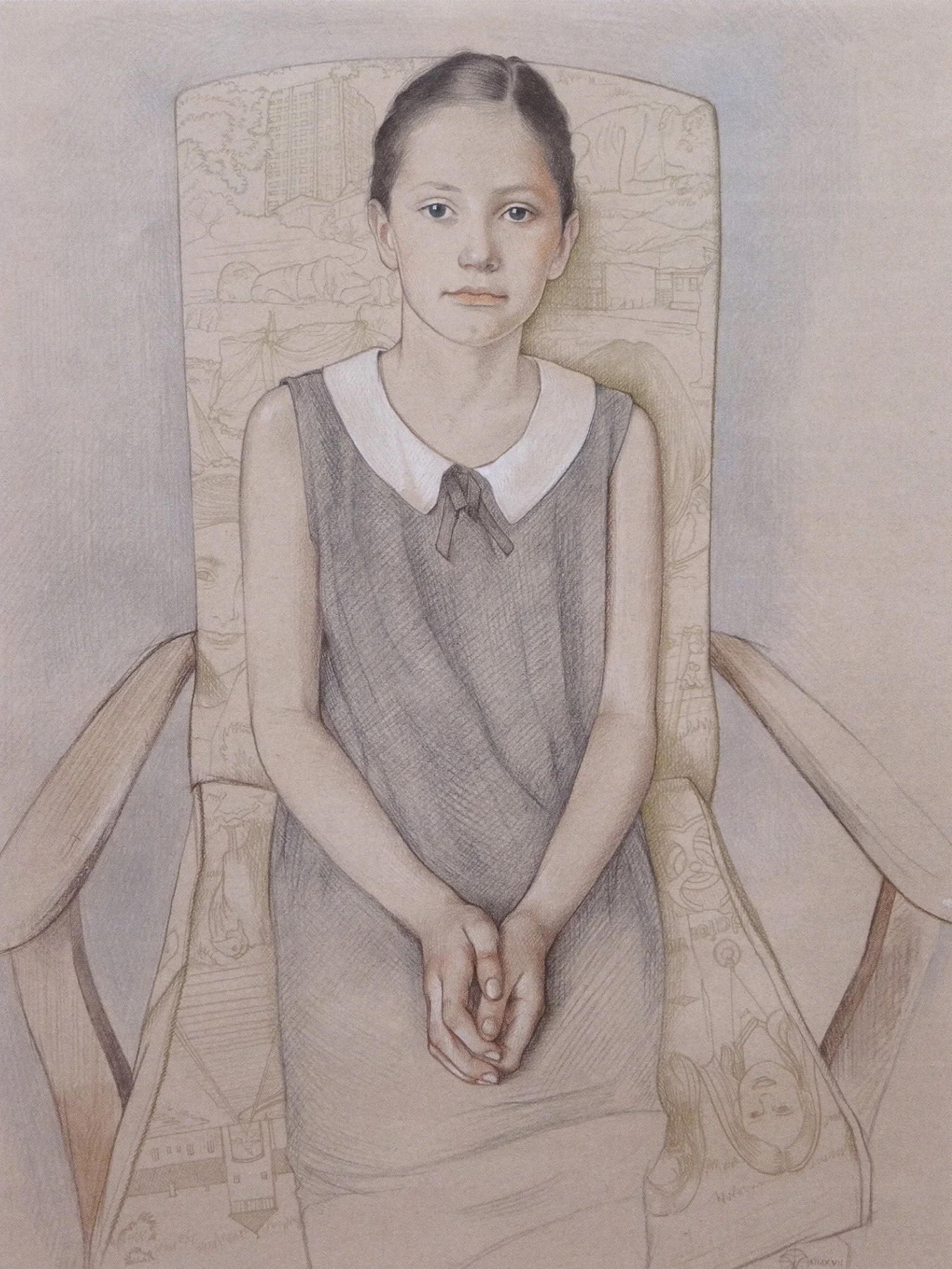 "Lily was Bored" Coloured pencil on paper £475
