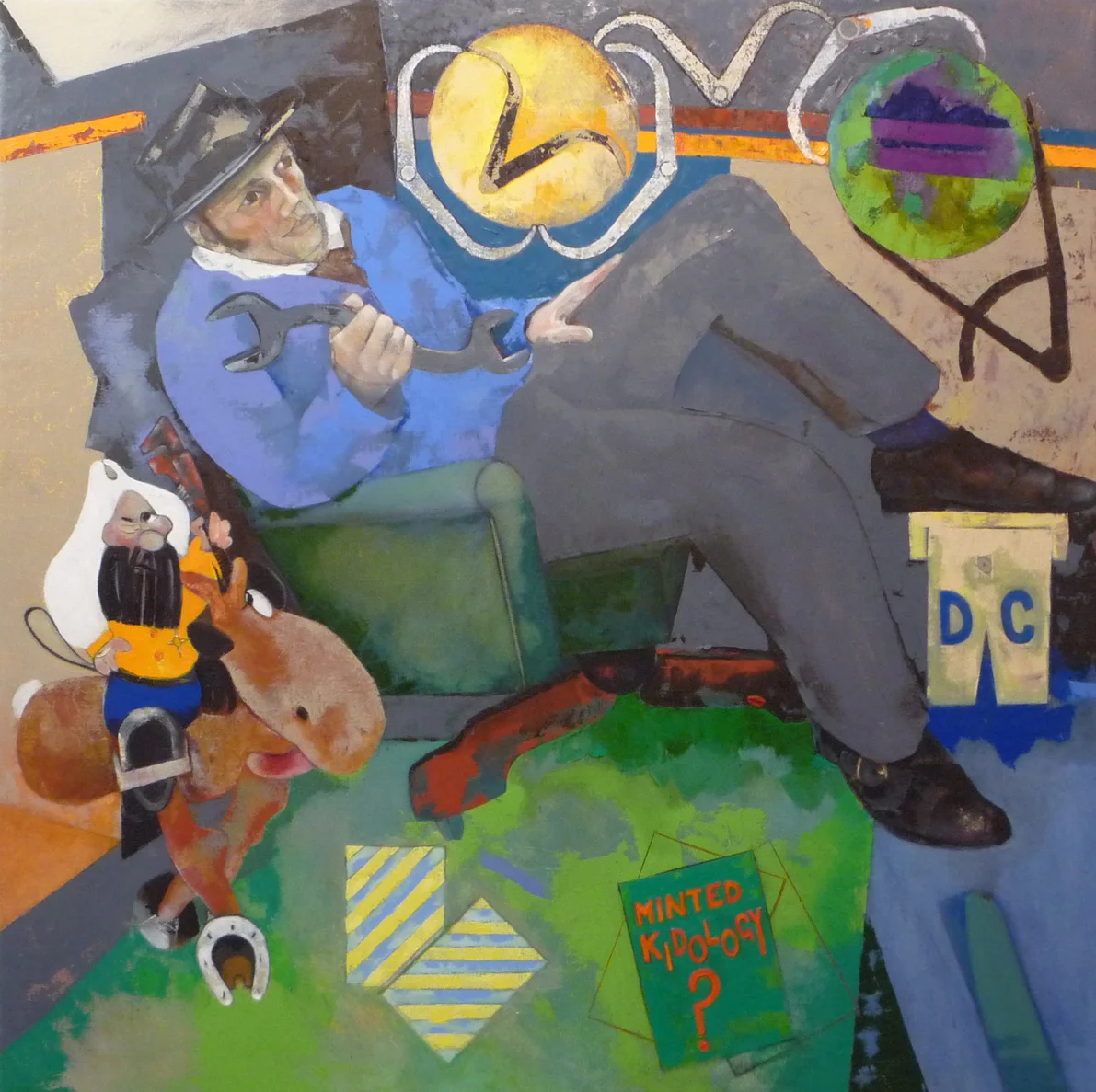 SPAExhibition 2018 Rowena Comrie, 108 x 108 cm Oil on canvas £10,000 All rights reserved
