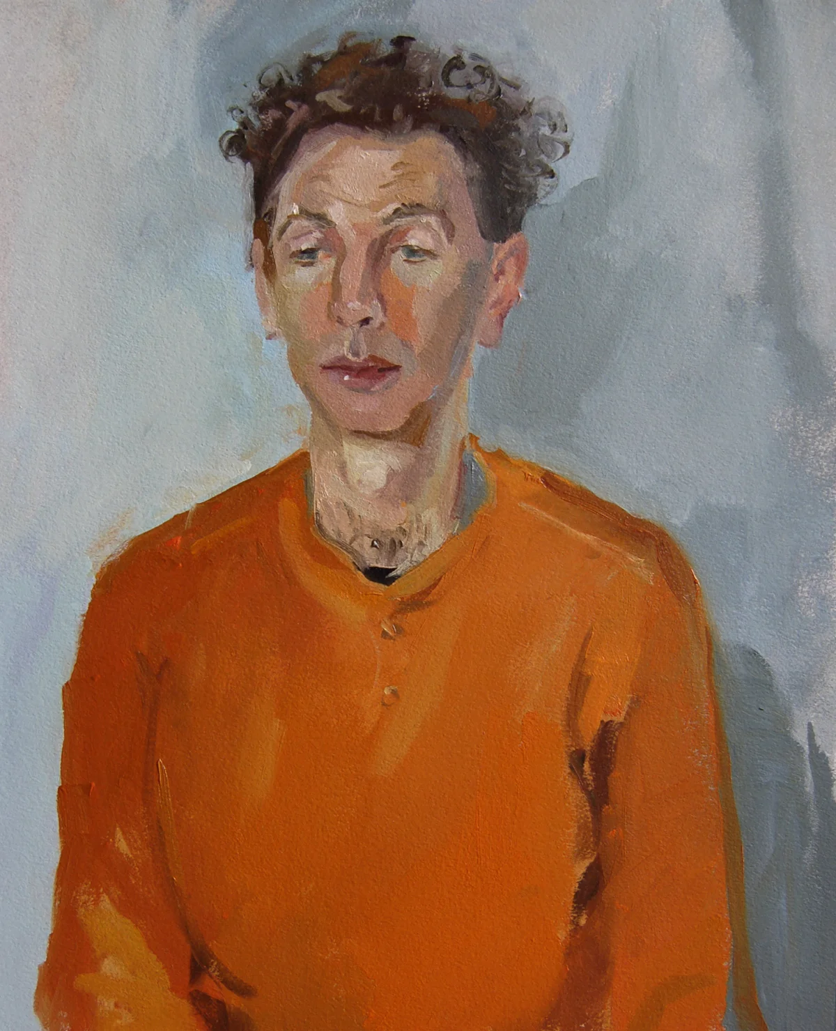 Kim Scouller, 'Peter in Orange Jumper, Highgate, 2018'