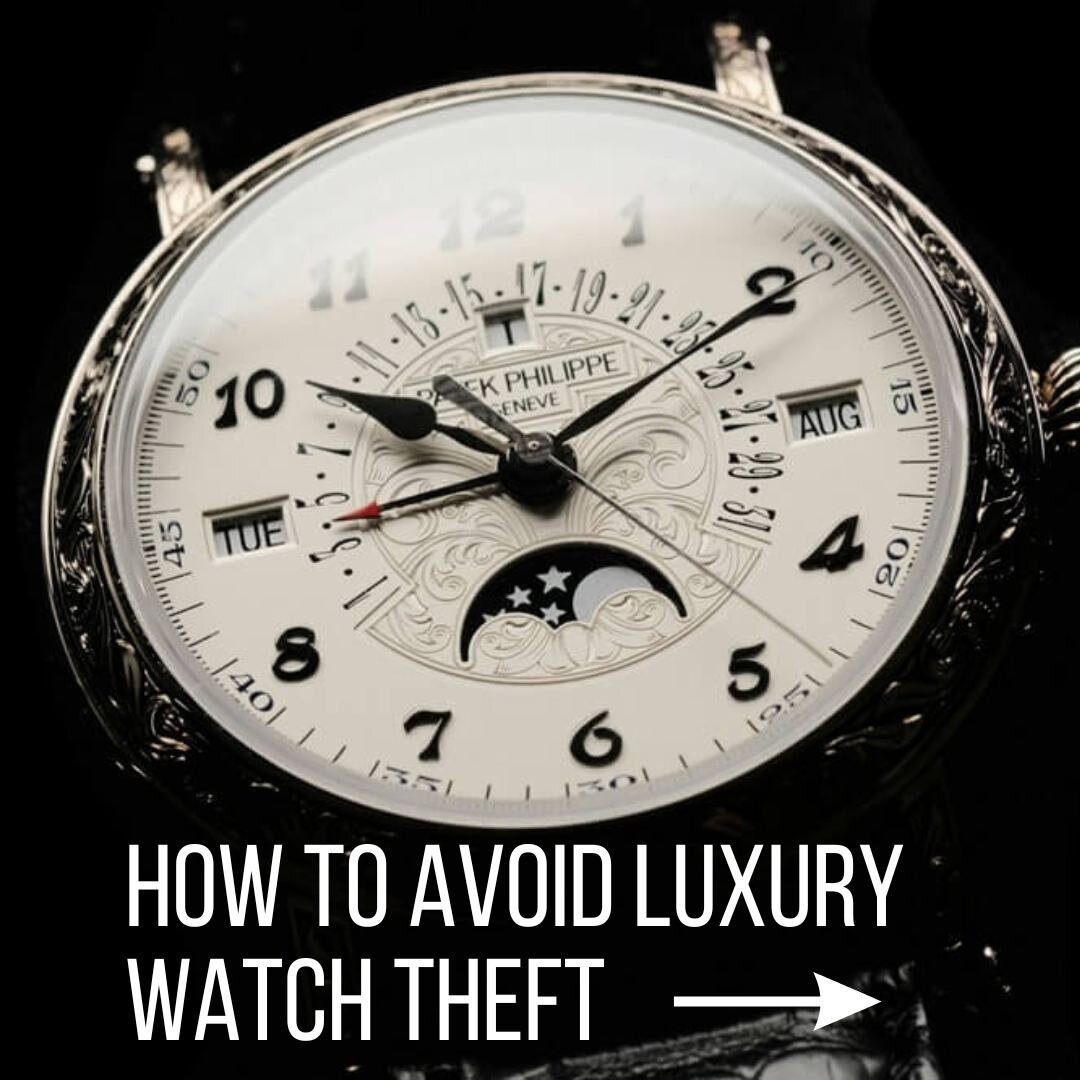 ⚠️ Luxury watch theft has doubled in the last 10 years and shows no sign of slowing down. Discover simple ways to avoid becoming a victim in our latest blog (see link in bio).

Many celebrities, especially people in the sporting world, have had their