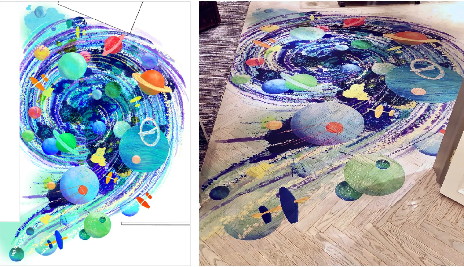GALAXY FLOOR design