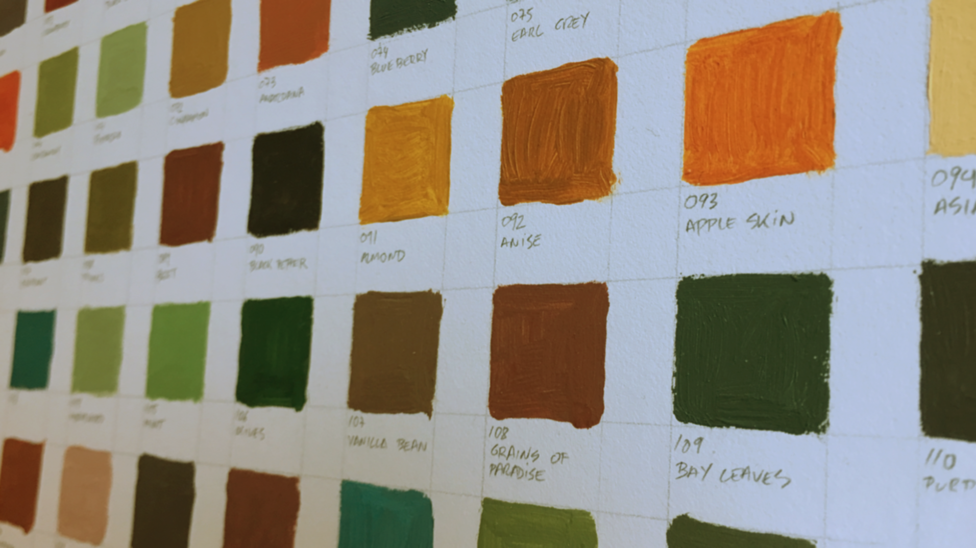 All in all, 173 batches of paint were created to match the ingredients found in the competition's winning cocktails. 