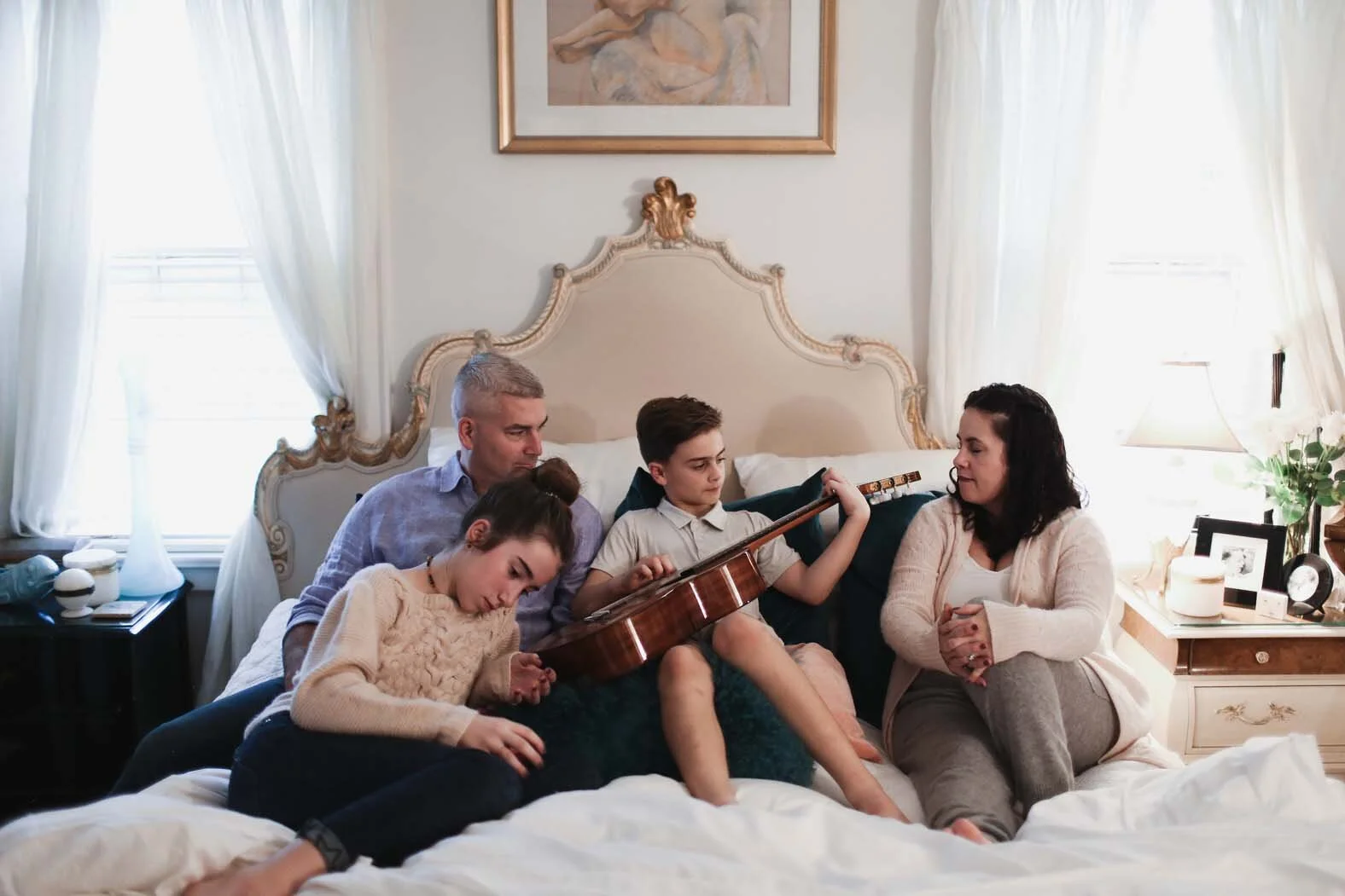 THE GAINOUS FAMILY AT HOME