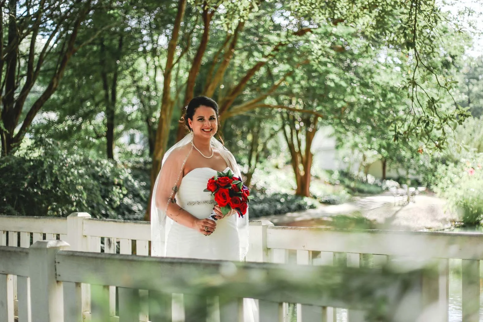 A BRIDAL SESSION AT HOPELANDS GARDENS IN AIKEN, SC