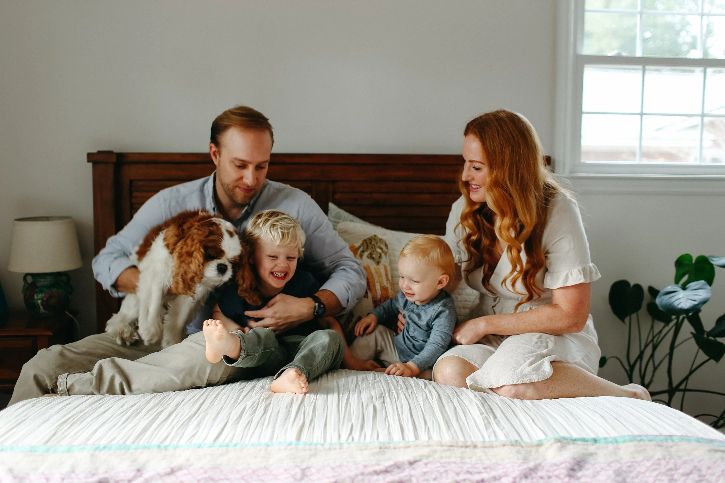 THE SALTER FAMILY AT HOME