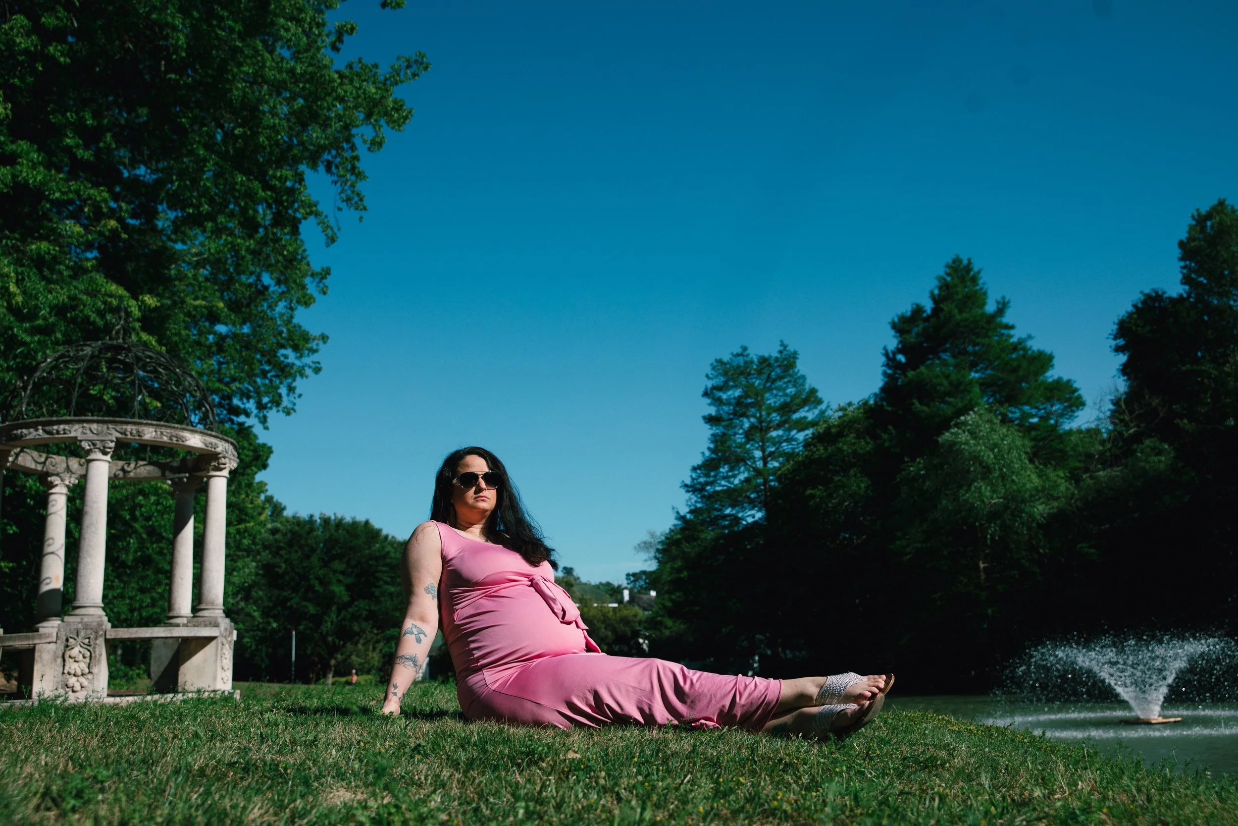 A MATERNITY SESSION AT HOPELANDS GARDENS, AIKEN SC