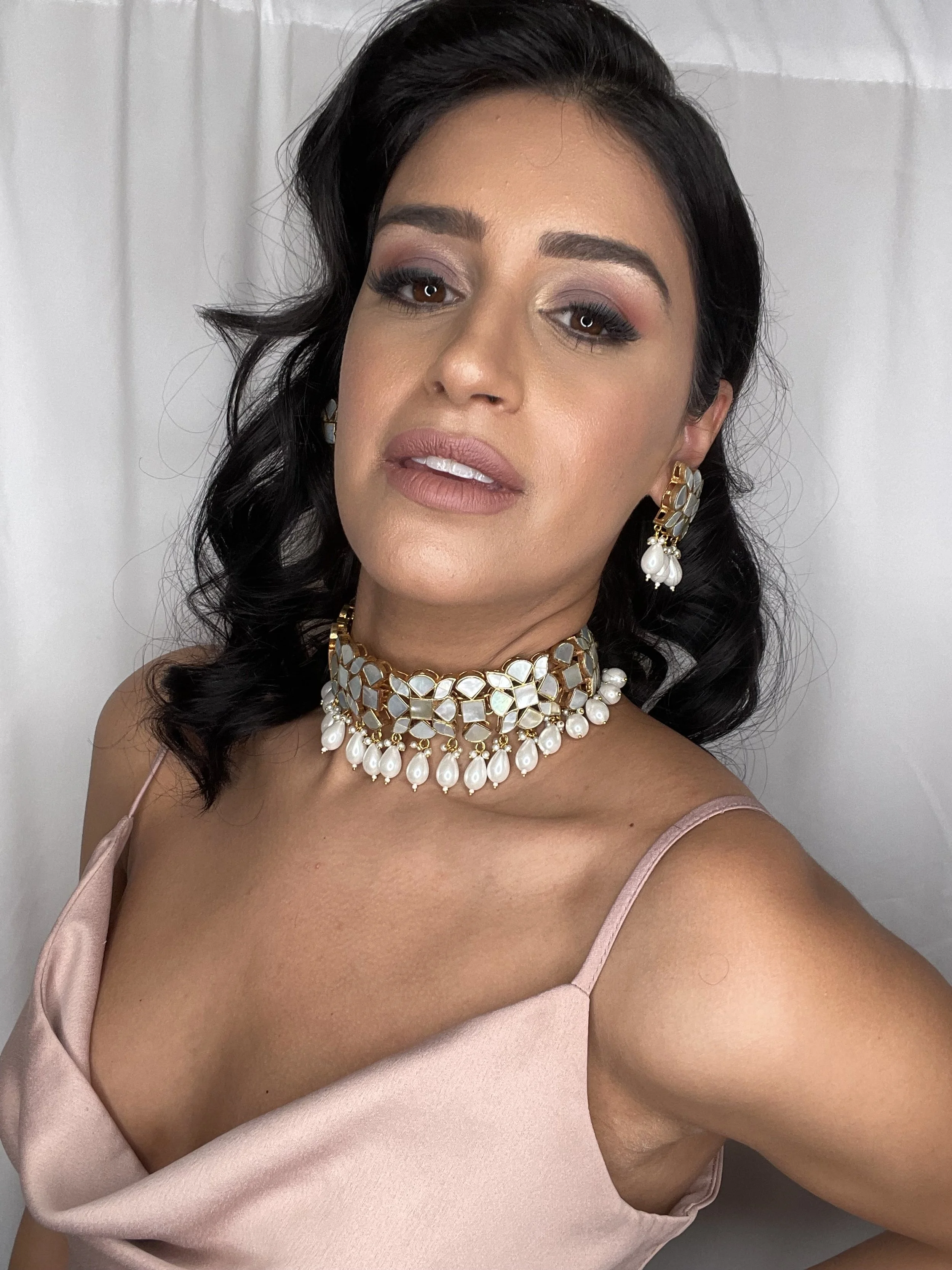 East West fusion makeup and jewellery