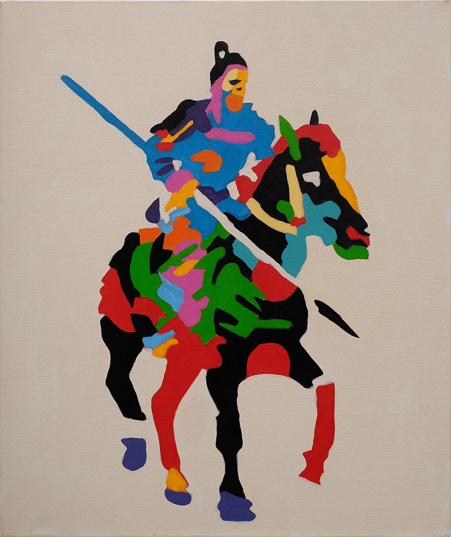 Tempo Do Masacro 24x18 inches Acrylic on canvas