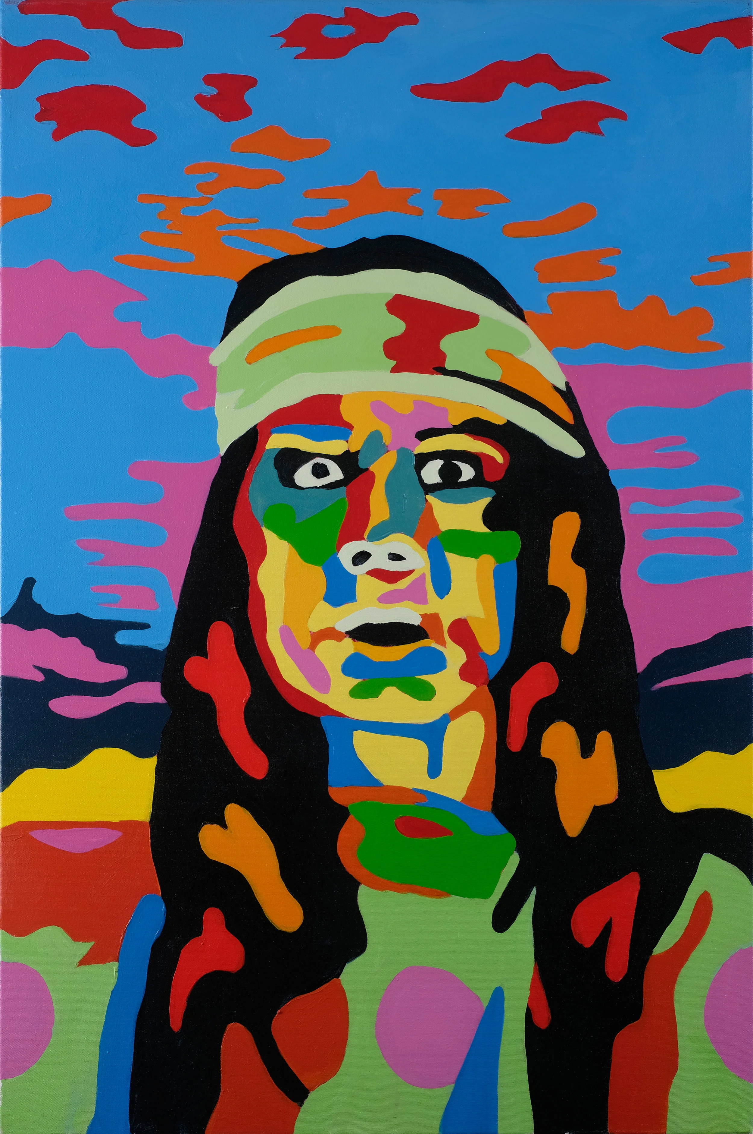 Tulak 36x24 inches Acrylic on canvas