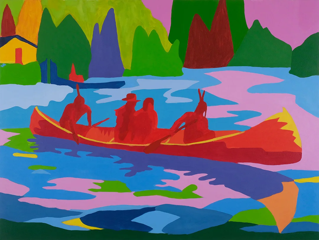 The Crossing 36x48 inches Acrylic on canvas