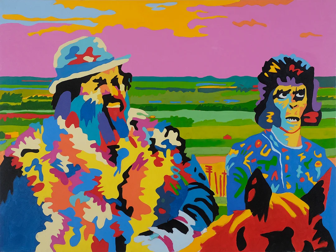 The Call 36x48 inches Acrylic on canvas
