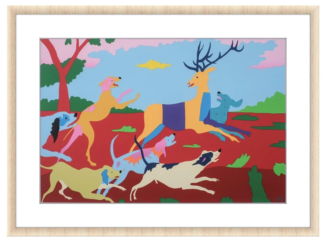 A YOUNG PRINCE HOUNDED BY IGNOBLE BEASTS