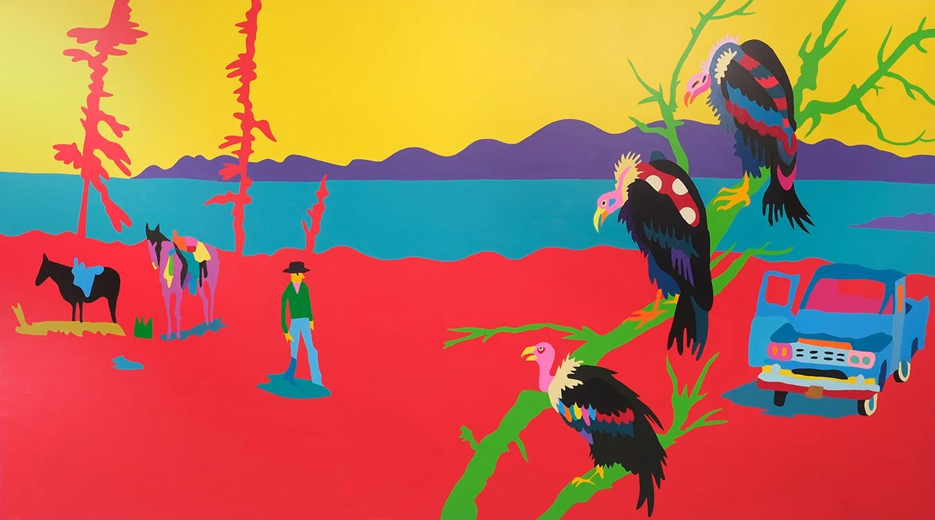   The Purchase  (Among Vultures) 60”x96” Acrylic On Canvas 