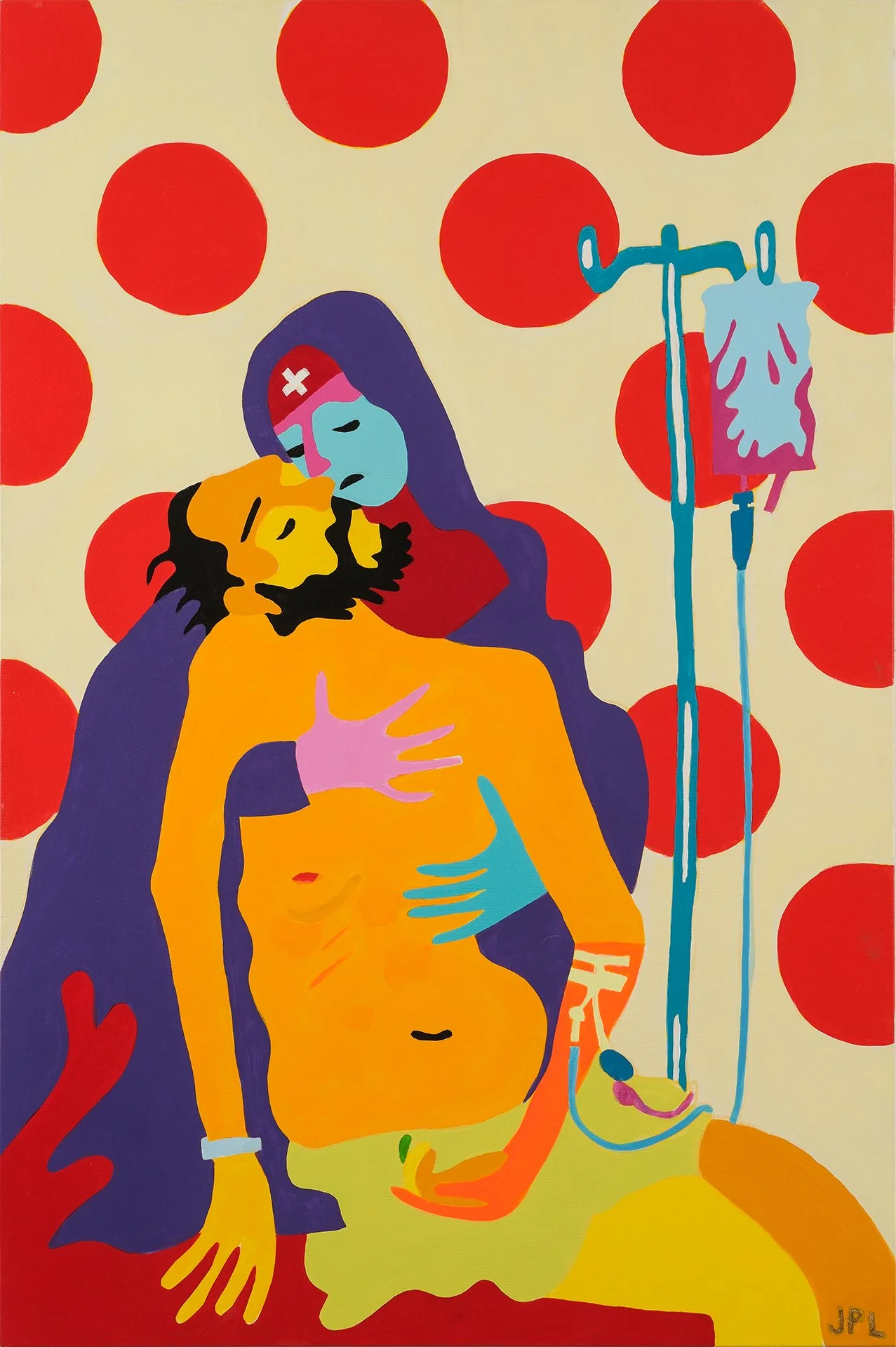     La Pieta  (Hospice) 36”x24” Acrylic On Canvas 