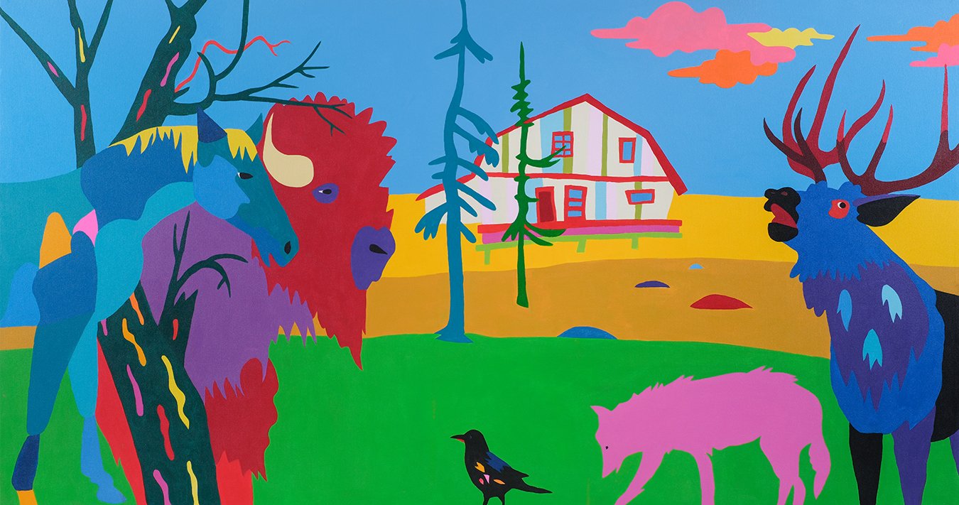   The Convocation  48”x96” Acrilic on Canvas 