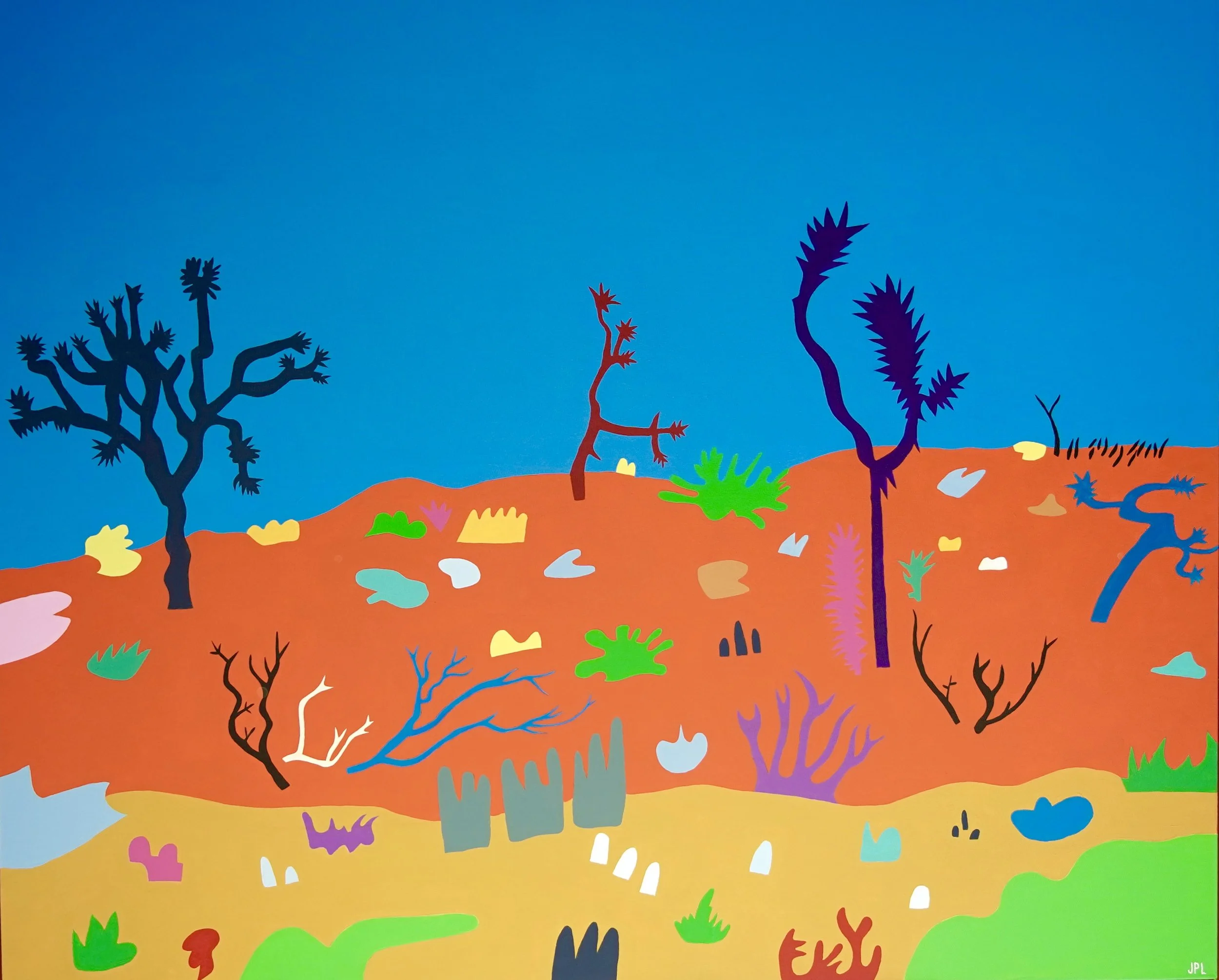   Mojave Hellscape  60”x72” Acrylic On Canvas 