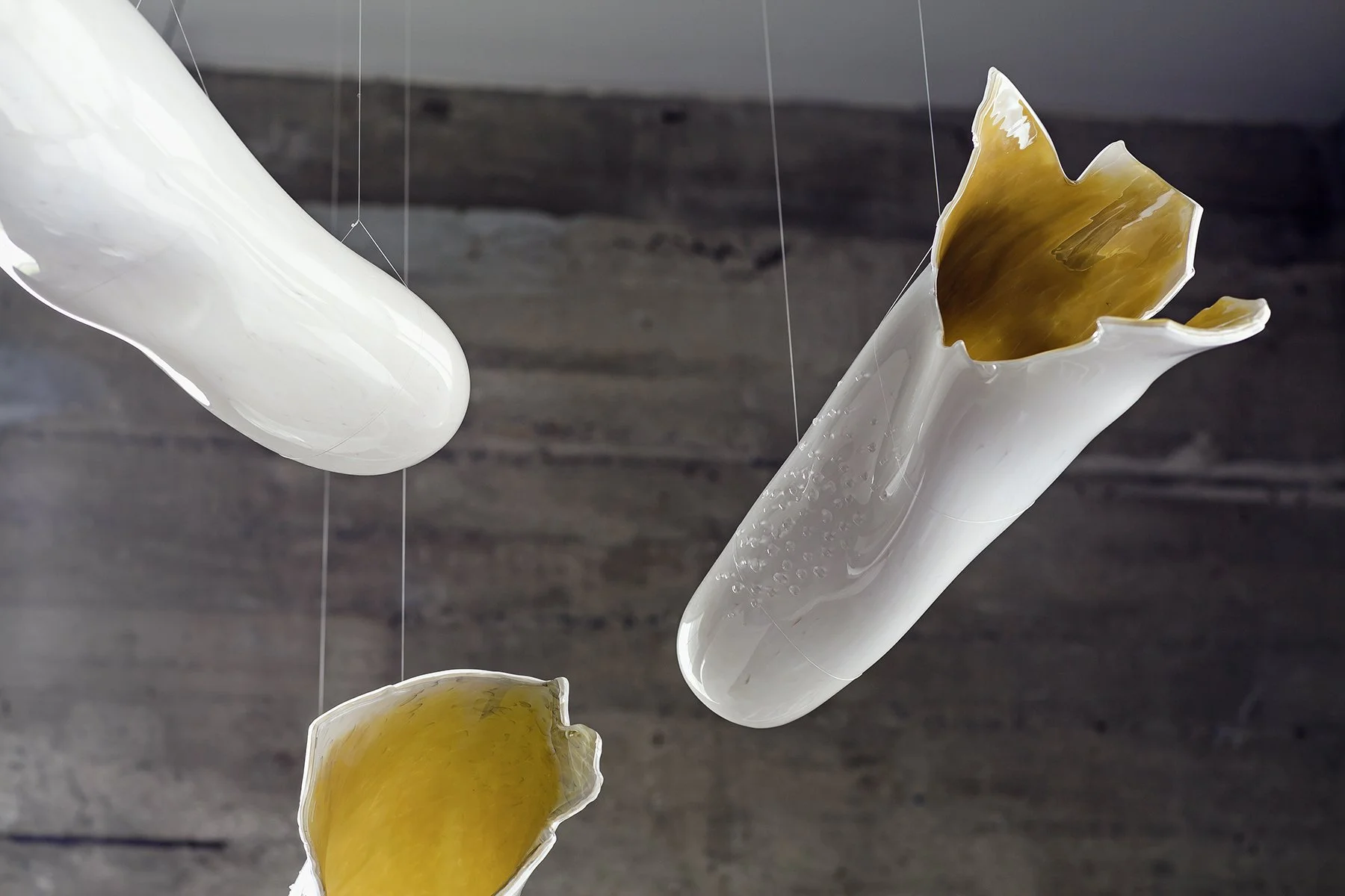  Larynx, Glass Blowing, 48 x 63 x 92.5 inches - Mukilteo, Washington 2014. 