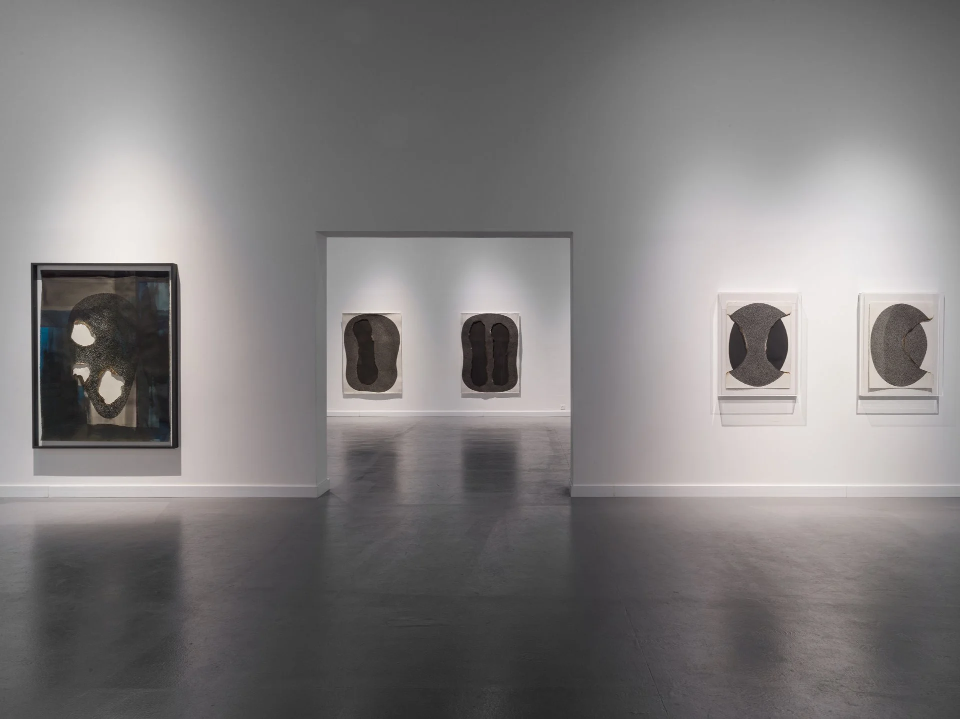  The Fire’s Edge, Ali Kaaf, Solo Exhibition, Ayyam Gallery, Dubai, UAE, 2025 | Installation view 