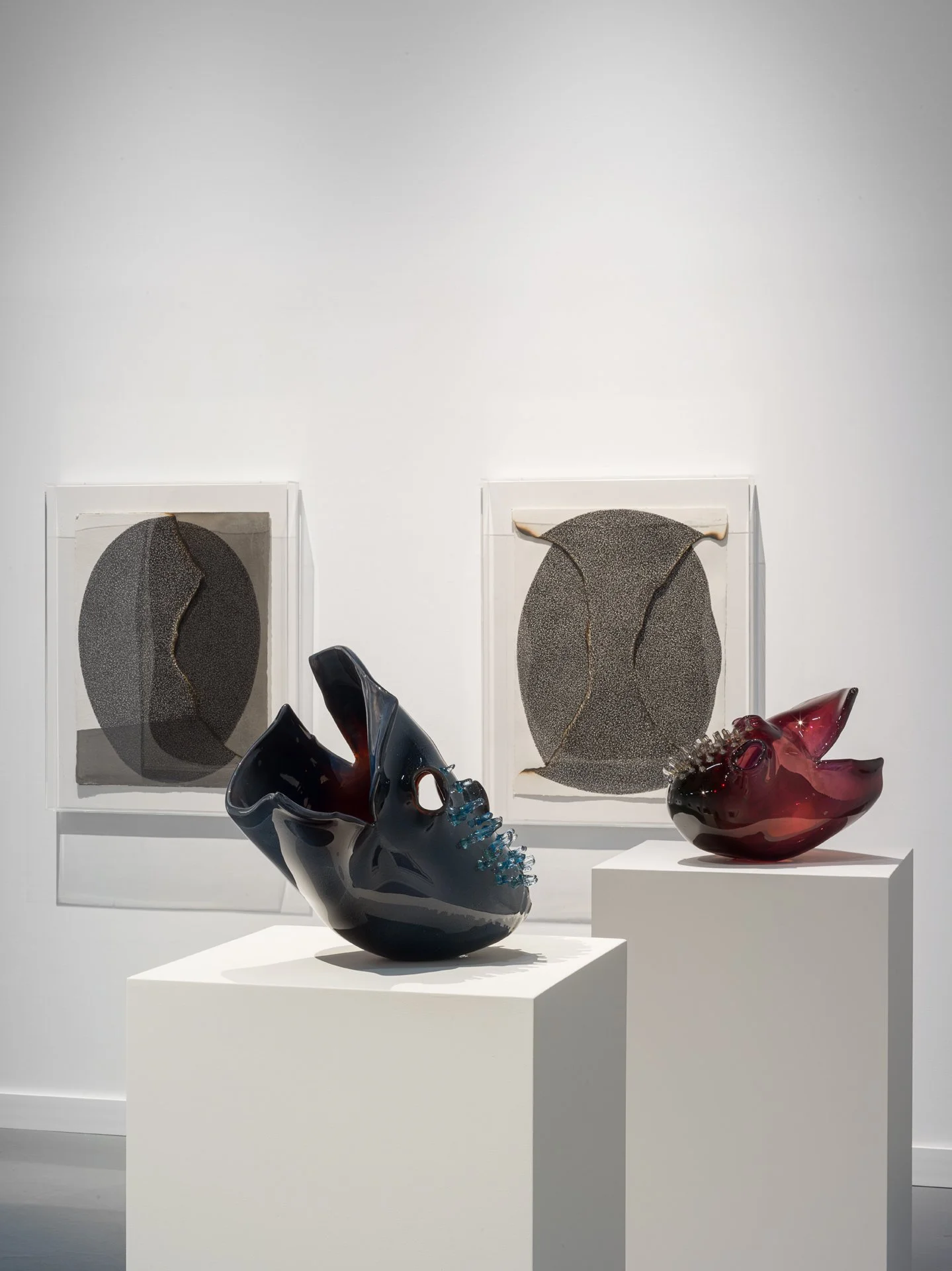  The Fire’s Edge, Ali Kaaf, Solo Exhibition, Ayyam Gallery, Dubai, UAE, 2025 | Installation view 
